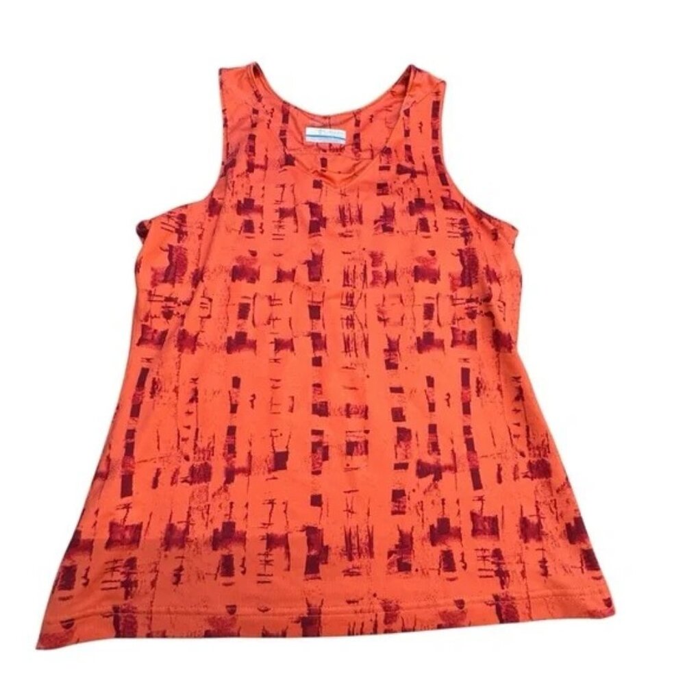 Columbia Omni-Wick‎ Advanced Evaporation Sportswear Graphic Tank Top Sz L/G